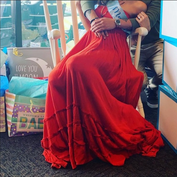 Extratropical maxi dress free people Clearance